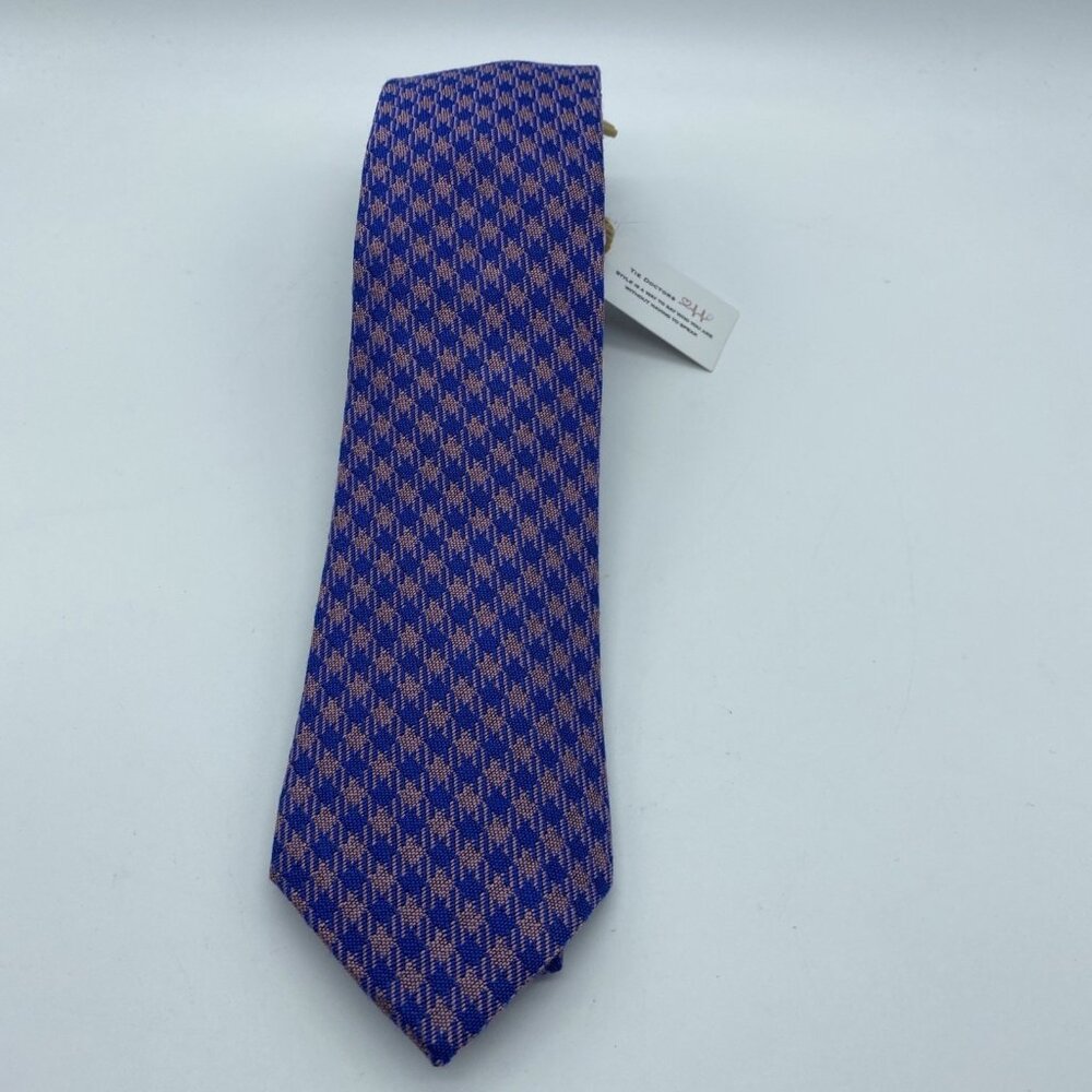 Tie Doctors Blue Blush Men's Tie Cotton Blend Neck Tie New NWT